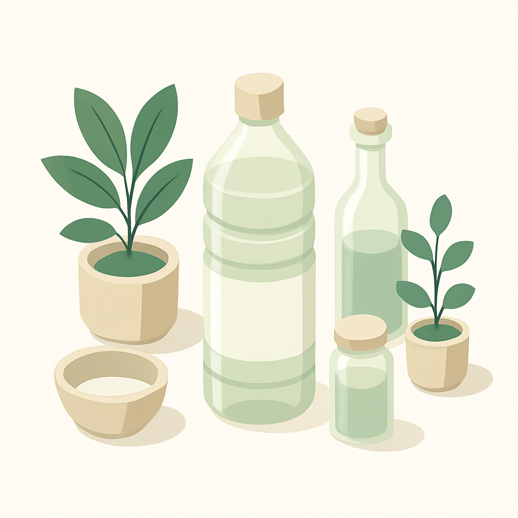 Illustration vinaigre blanc 50 utilisations maison naturel