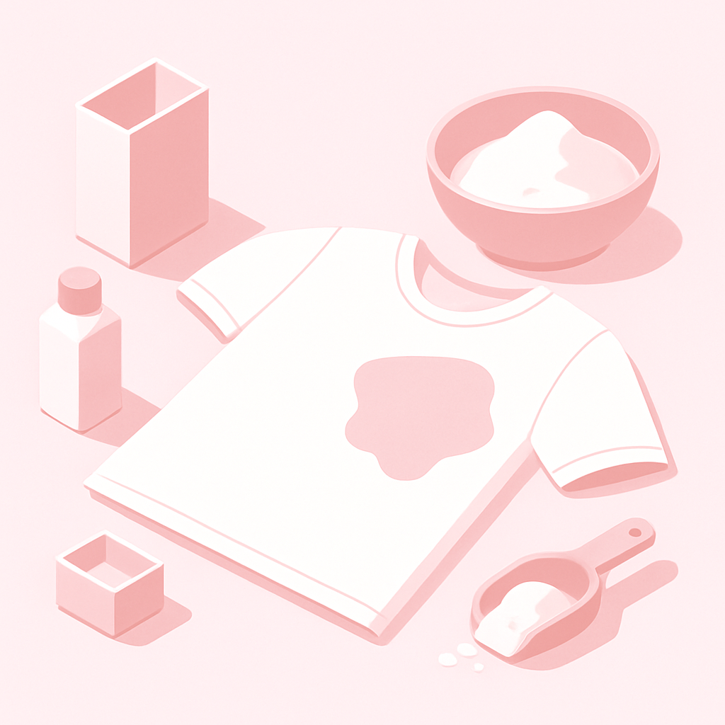 Illustration textile tache guide pratique maison