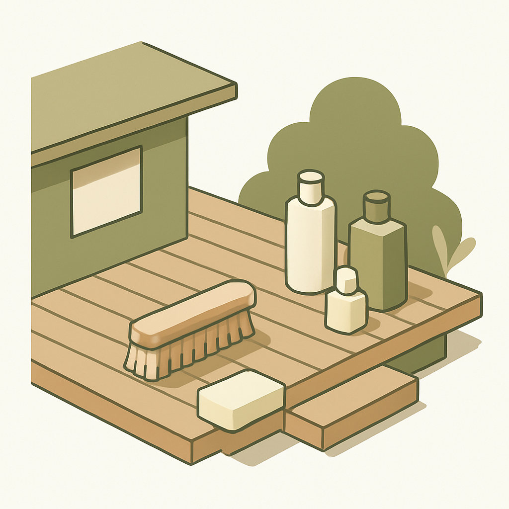 Illustration extérieur terrasse guide pratique maison