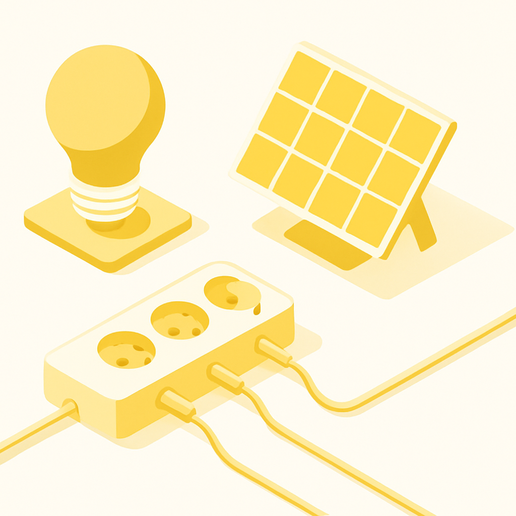 Illustration énergie veilles guide pratique maison