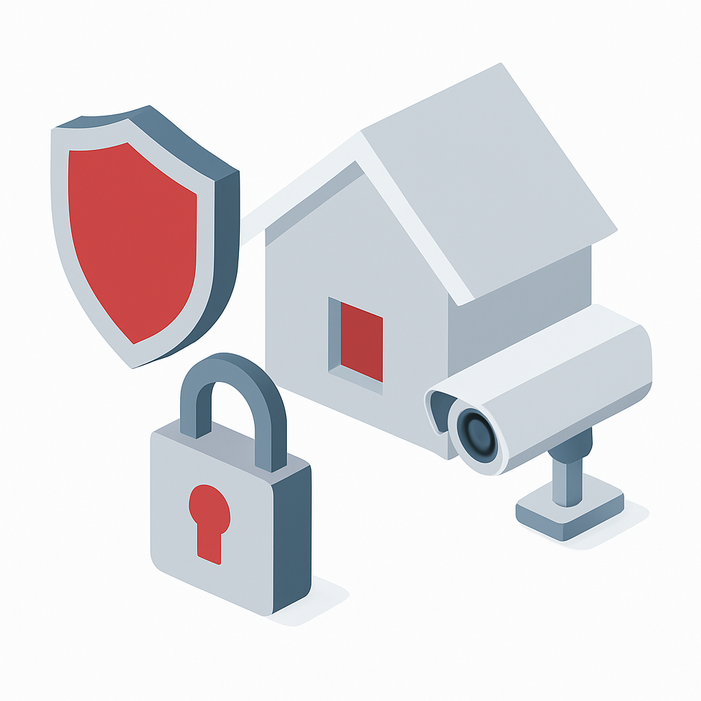 Illustration sécurité sécuriser guide pratique maison
