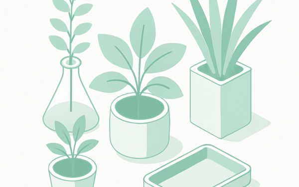 Illustration santé domestique plantes guide pratique maison