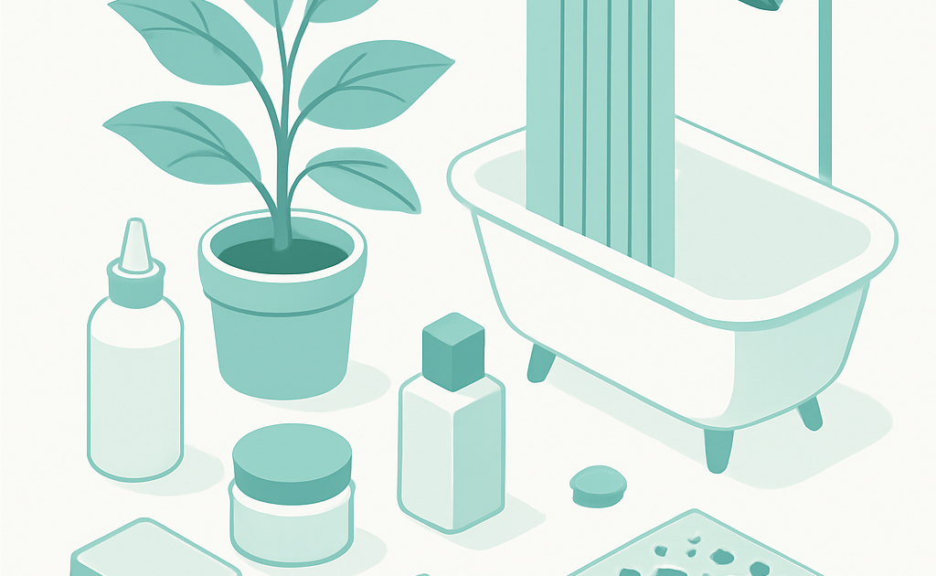 Illustration santé domestique moisissures guide pratique maison