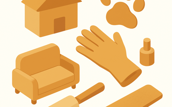 Illustration animaux poils guide pratique maison