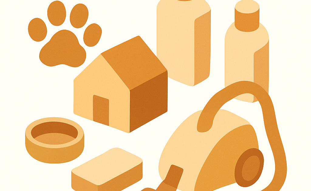 Illustration animaux puces guide pratique maison