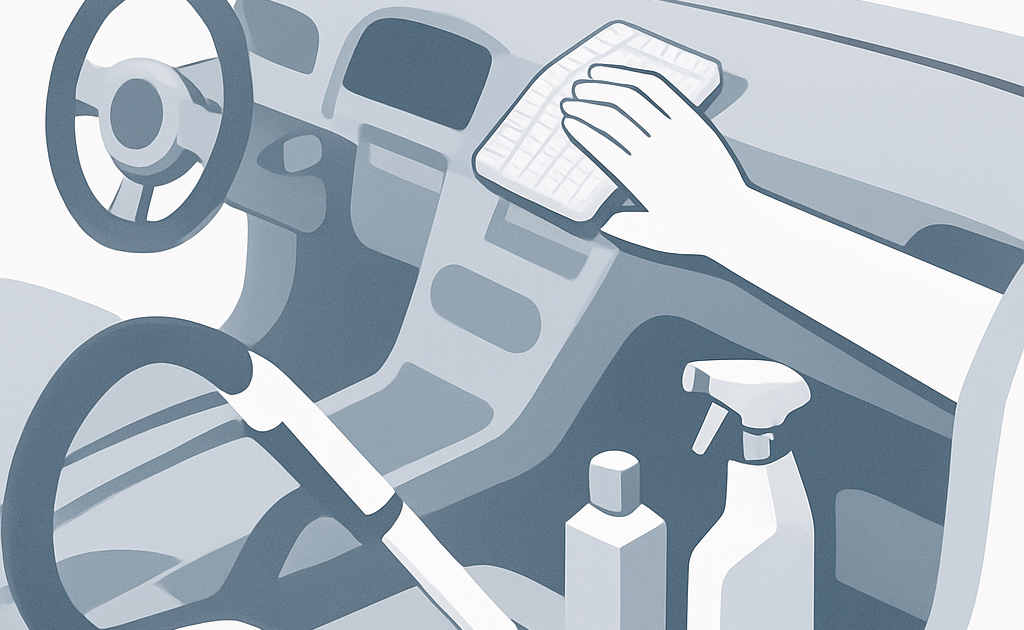 Illustration auto nettoyage guide pratique maison