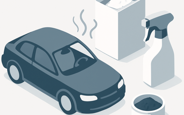 Illustration auto odeur guide pratique maison