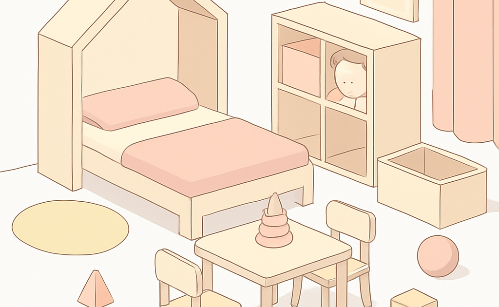 Illustration enfants chambre guide pratique maison