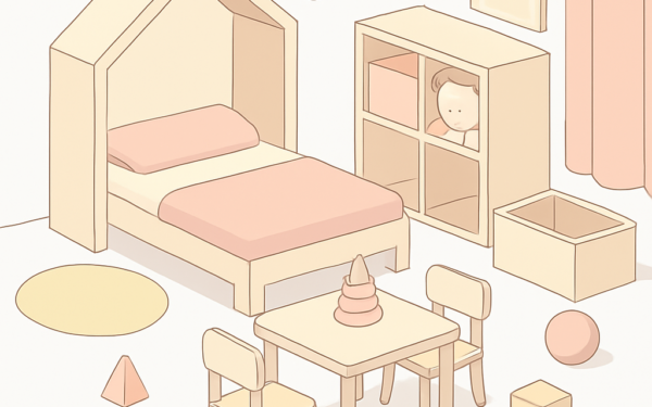 Illustration enfants chambre guide pratique maison