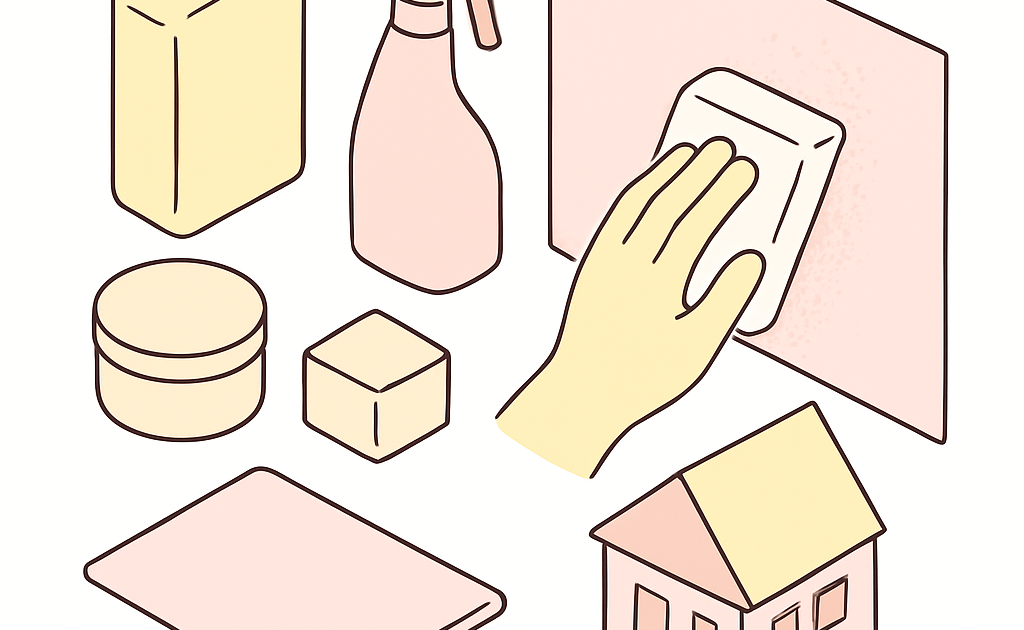 Illustration enfants feutre guide pratique maison