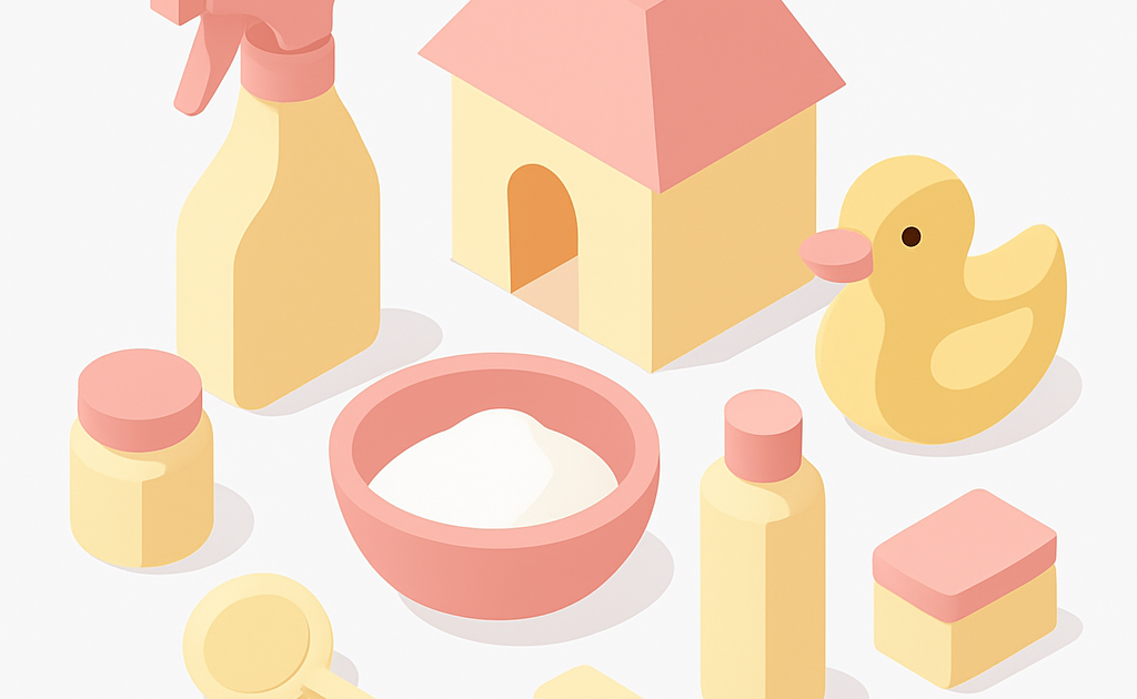 Illustration enfants jouets guide pratique maison