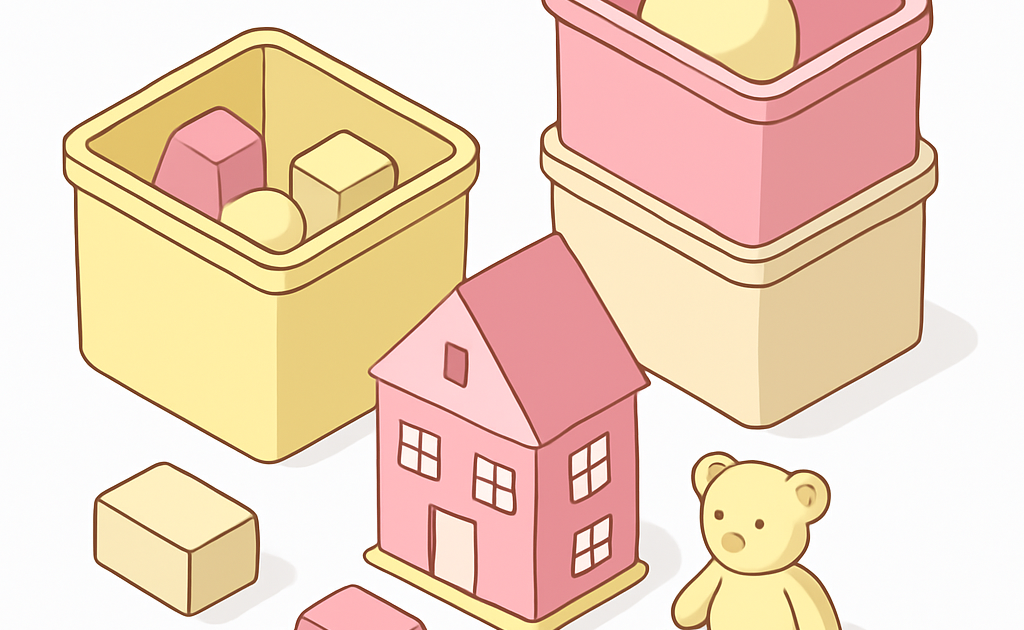 Illustration enfants rangement guide pratique maison