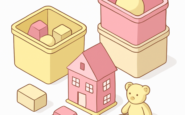 Illustration enfants rangement guide pratique maison