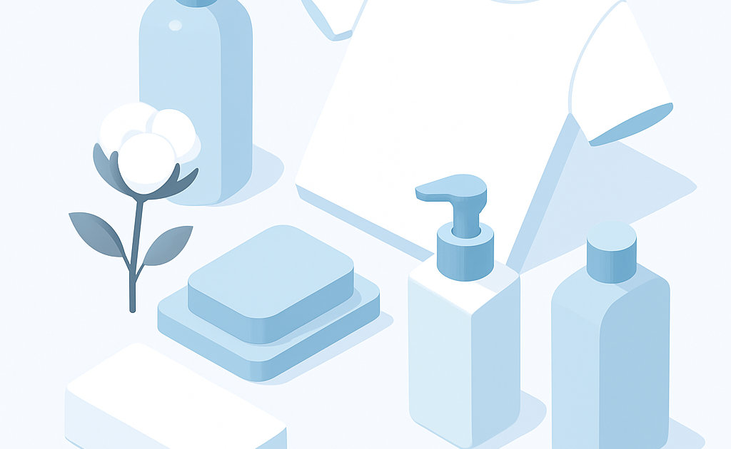 Illustration traitement tache rouge lèvres vêtement tissu