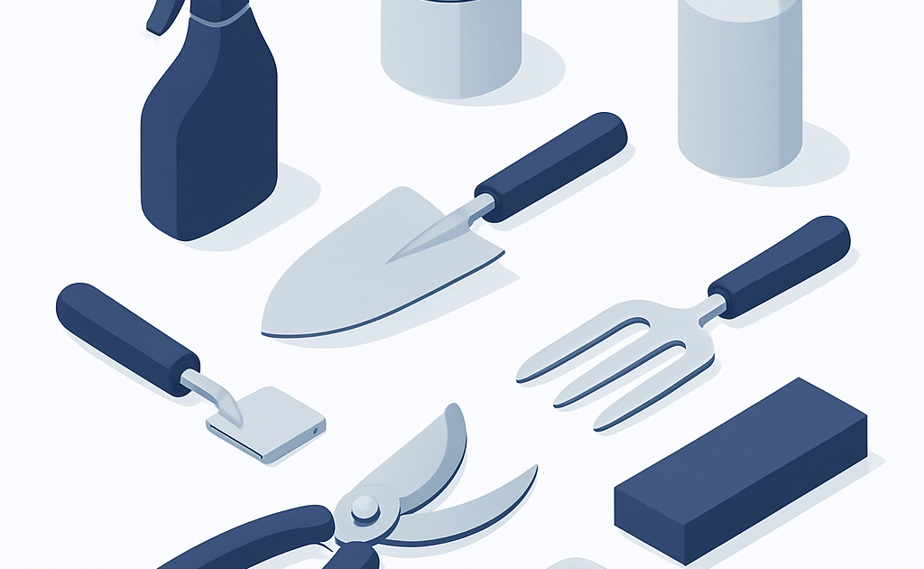 Illustration entretien outils guide pratique maison