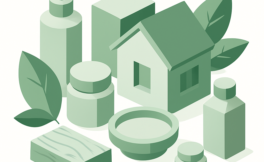 Illustration maison écologique cire guide pratique maison