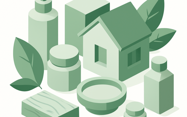 Illustration maison écologique cire guide pratique maison