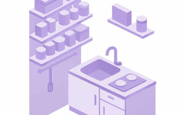 Illustration rangement petite guide pratique maison