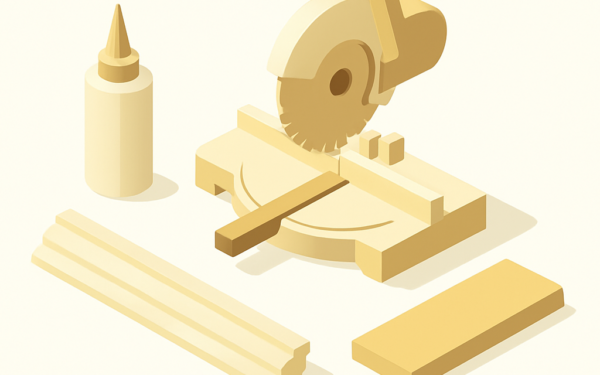 Illustration pose plinthe découpe angle fixation mur parquet