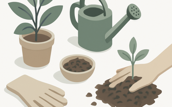 Illustration jardin jardin guide pratique maison