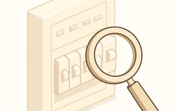 Illustration diagnostic disjoncteur sauté tableau électrique