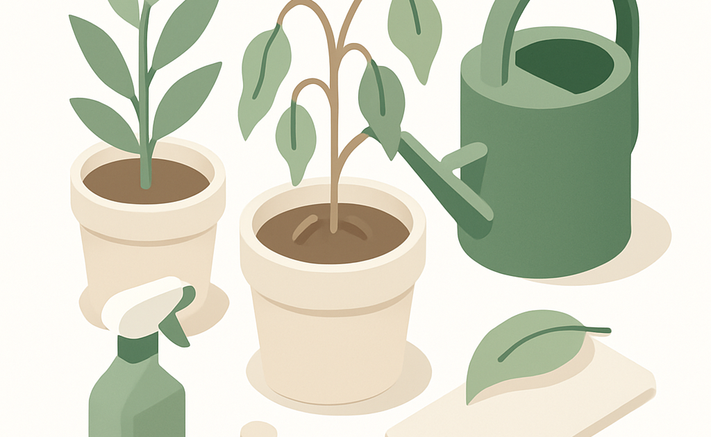 Illustration jardin plante guide pratique maison