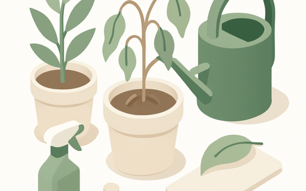 Illustration jardin plante guide pratique maison