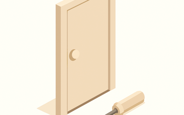 Illustration bas de porte isolant courant air joint automatique