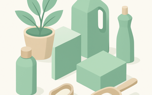 Illustration solutions naturelles percarbonate guide pratique maison