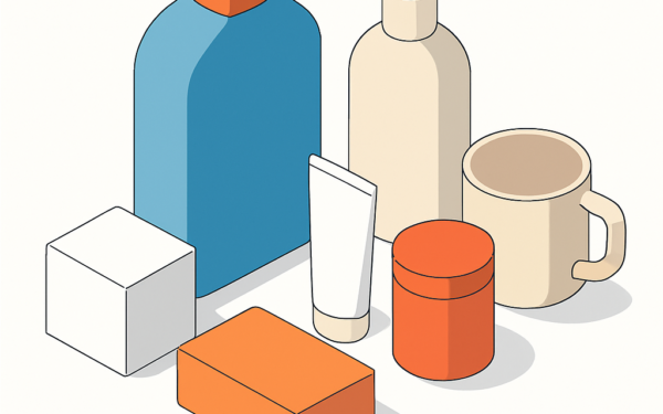 Canapé en tissu gris en cours de nettoyage avec une brosse douce et du bicarbonate