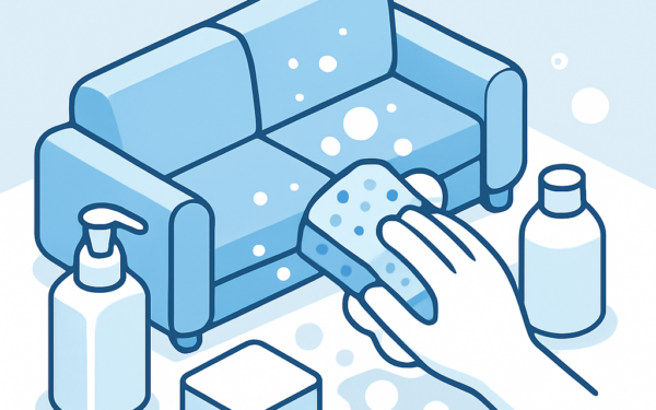 Illustration nettoyage canapé guide pratique maison