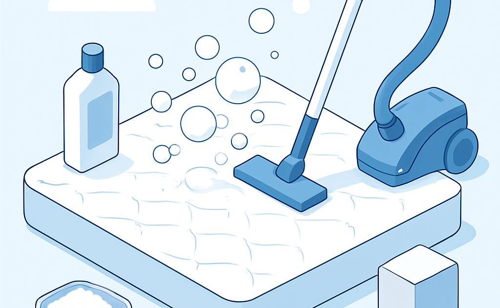 Illustration nettoyage matelas guide pratique maison