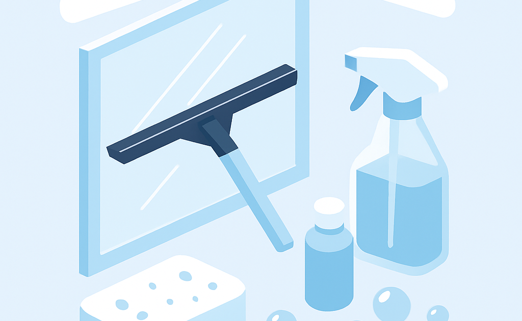 Illustration nettoyage vitres guide pratique maison