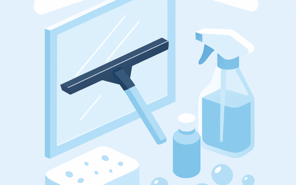Illustration nettoyage vitres guide pratique maison